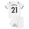 Officiële Voetbalshirt + Korte Broek Manchester City Ferran Torres 21 Uit 2021-22 - Kids